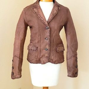Scully Vintage Leather Jacket, Size Small, 2-4